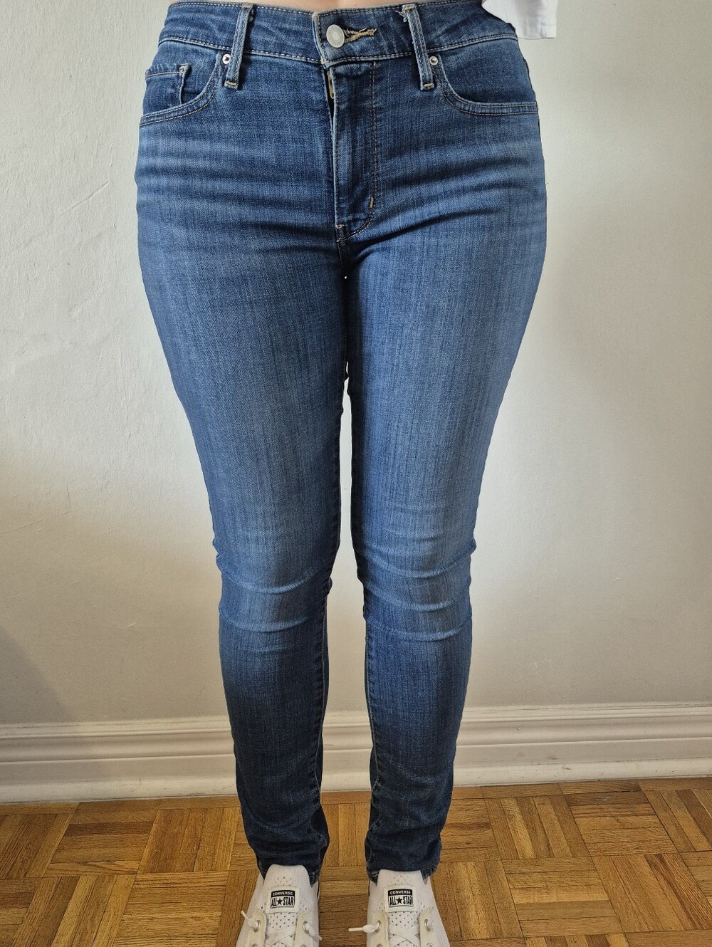 Levi's Classic Blue Denim Skinny Jeans